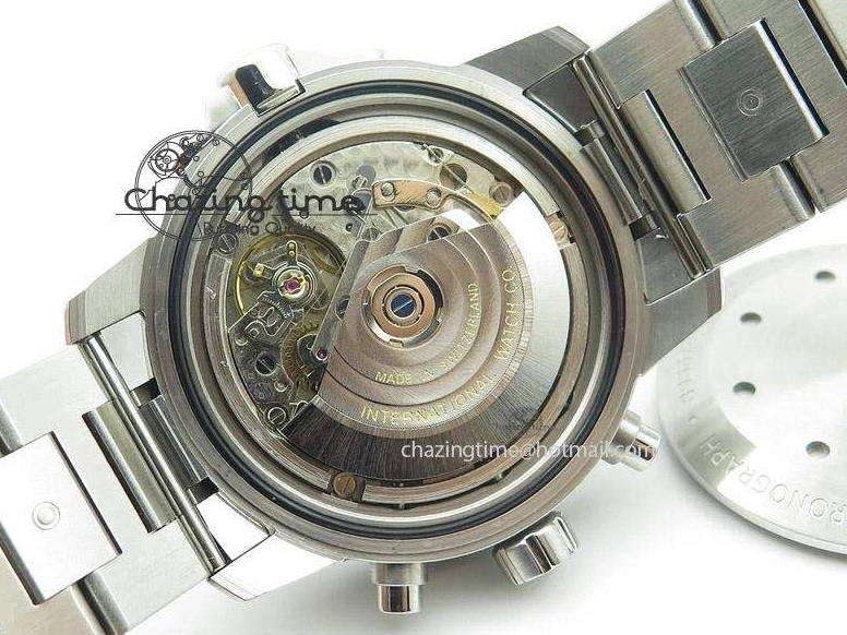 MIROTIME 0504 Classic Aquatimer Chrono IW376803 V6F 1:1 Best Edition Black Dial On SS Bracelet A 7361
